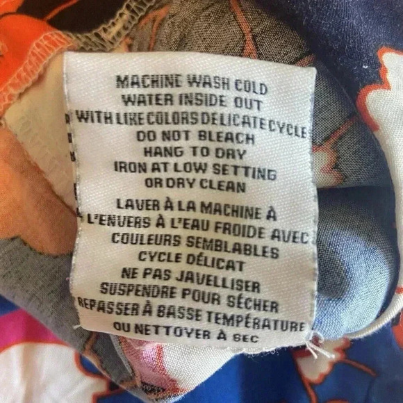 Jules & Leopold Floral Pull On Wide Leg Pants Boho Hippie 70s Size Medium New - Picture 13 of 13